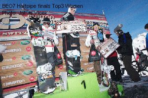 BEO7 Halfpipe finals Top3 Women